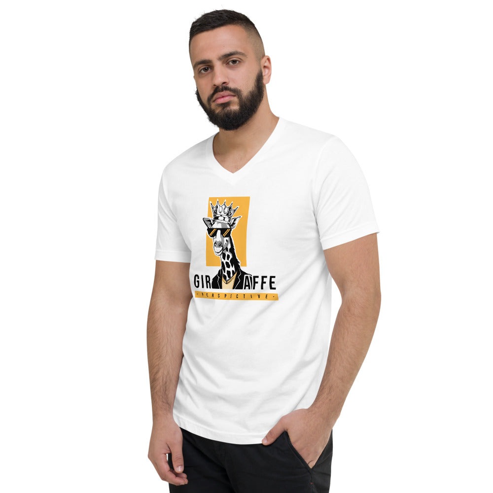 Unisex Short Sleeve V-Neck T-Shirt