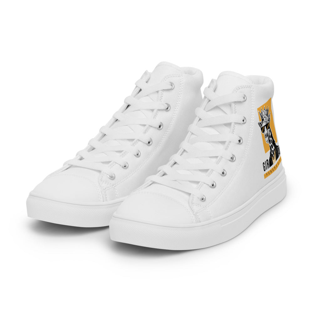 Women’s high top canvas shoes